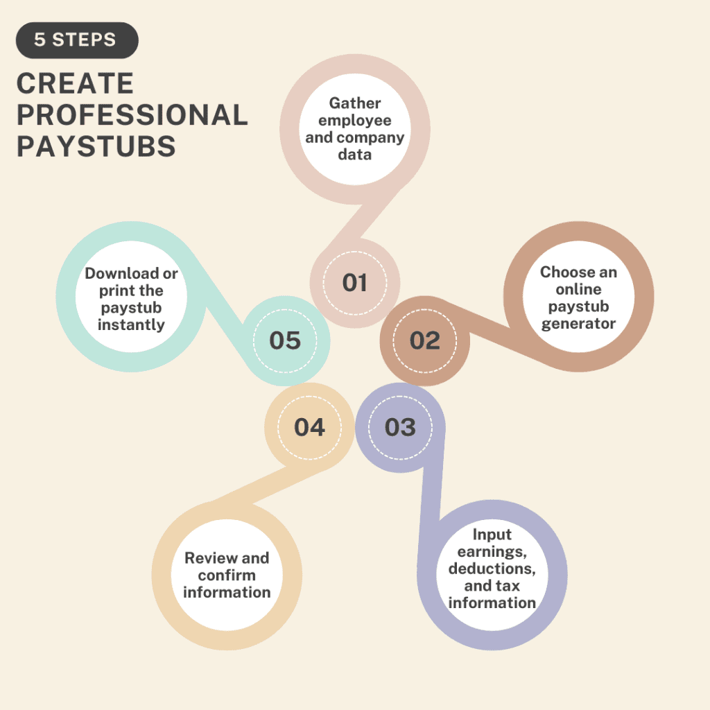 Create Professional Paystubs