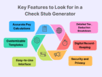 key Feature for a Check stub generator