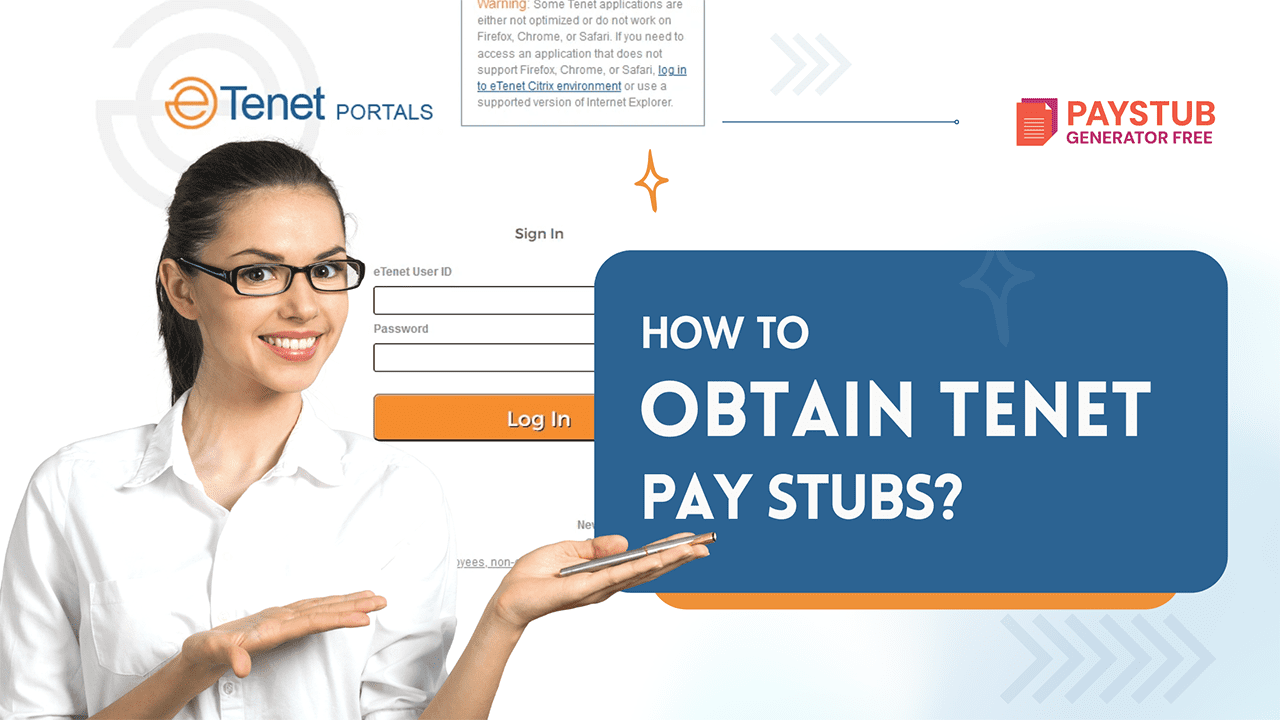 How to obtain Tenet Pay Stubs?