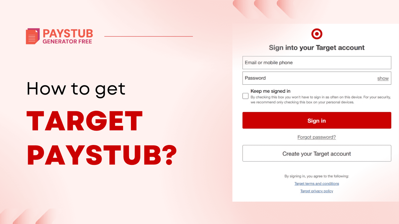 How to get paystubs from Target?