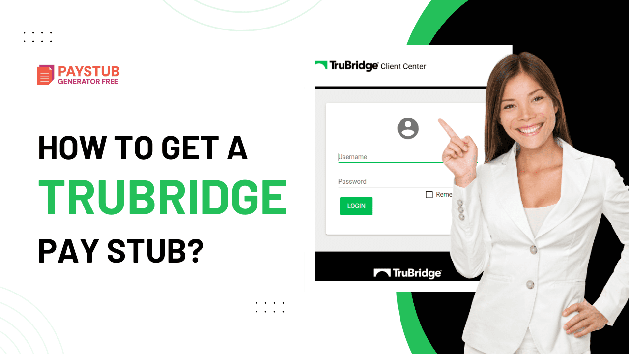 How to get a TruBridge Pay Stub?
